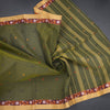 KTSR41985-5-Bengali-Cotton-Olive-Green-Saree-With-Thread-Buttas-crush