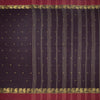 KTSR41993-2-Bengali-Cotton-Dark-Brown-Saree-With-Thread-Buttas-full-veiw