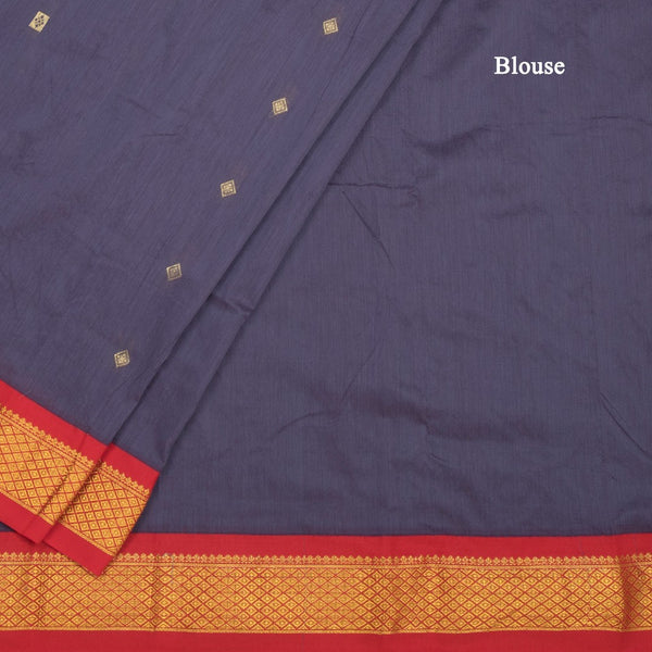 KTSR42005-4-Kalyani-Cotton-Shot-Colour-Zari-Worked-Saree-blouse