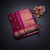 KTSR42008-1-Kalyani-Cotton-Maroon-Zari-Worked-Saree-fold