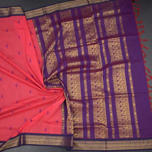 KTSR42009-5-Kalyani-Cotton-Rose-Pink-Zari-Worked-Saree-crush