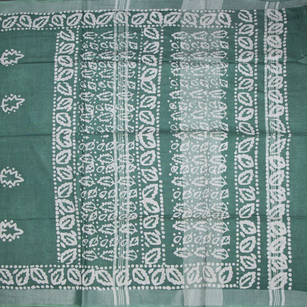 KTSR42022-2-Semi-Linen-Jade-Green-Shibori-Printed-Saree-full-veiw