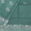 KTSR42022-4-Semi-Linen-Jade-Green-Shibori-Printed-Saree-blouse