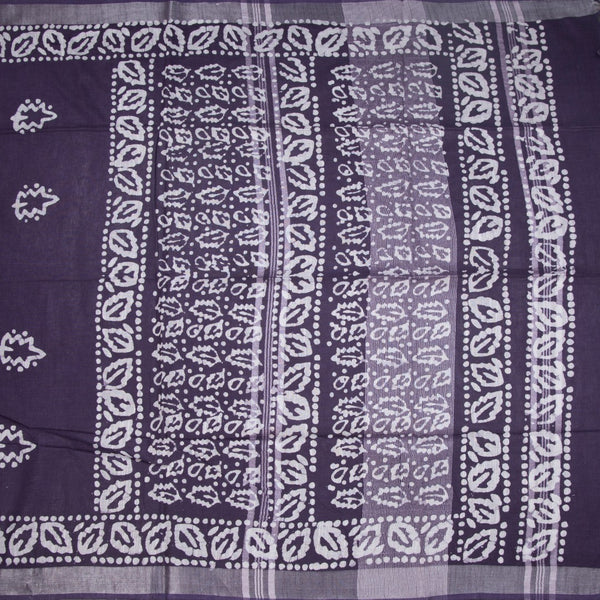 KTSR42024-2-Semi-Linen-Dark-Violet-Shibori-Printed-Saree-full-veiw