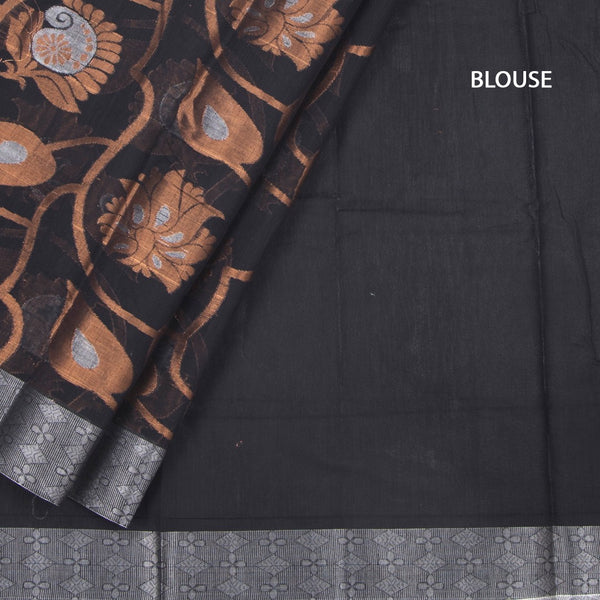KTSR42035-4-Silk-Cotton-Black-Zari-Worked-Saree-blouse