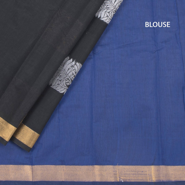 KTSR42040-4-Silk-Cotton-Black-Zari-Worked-Saree-02-blouse