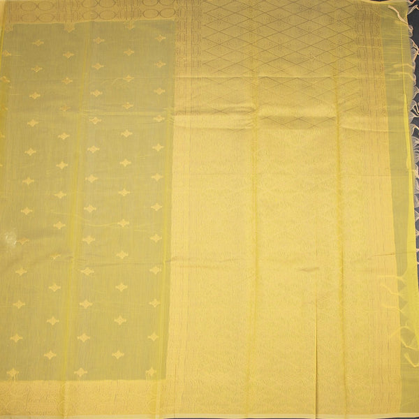 KTSR42055-2-Silk-Cotton-Lime-Yellow-Zari-Worked-Saree-full-veiw