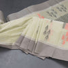 KTSR42060-Negamam-Cotton-Pista-Green-Thread-Embossed-Saree-main