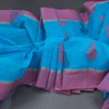 KTSR42066-Negamam-Cotton-Blue-Thread-Embossed-Saree-main