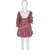 Maroon Printed Short Frock