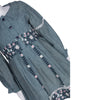 Grey Embroidered Short Frock