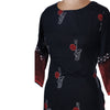 Cotton Printed Black Kurtis