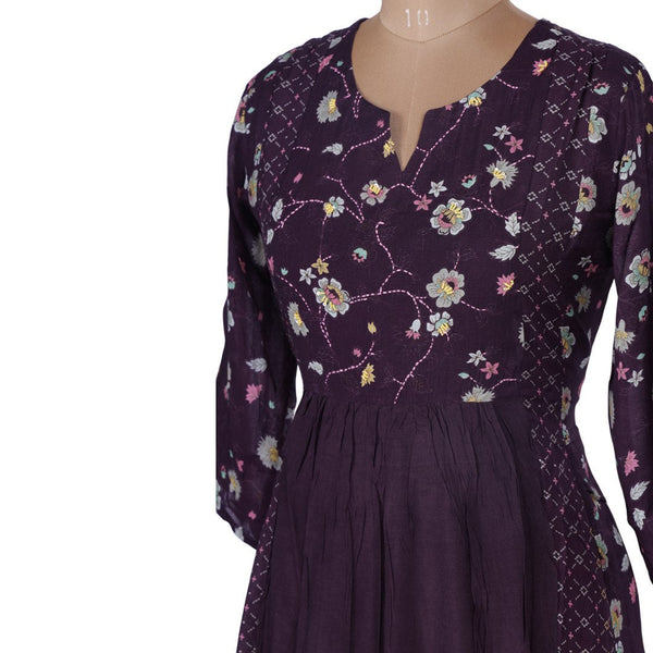 Cotton Printed Umbrella Kurtis