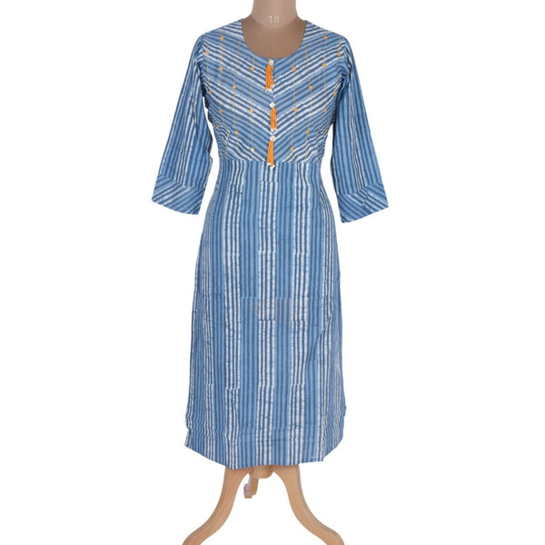 Cotton Printed Multi Colour Kurtis