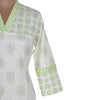 Cotton Printed Cream Kurtis 03