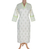 Cotton Printed Cream Kurtis 03