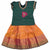 Pure Silk Dark Green 2 Years Baby Pavada Set - Kumaran Silks