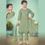 Silk Cotton Sage Green Salwar Suit 02 - Kumaran Silks