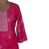 Hot Pink Embroidered Readymade Salwar Suit
