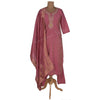 Onion Pink Embroidered Readymade Salwar Suit