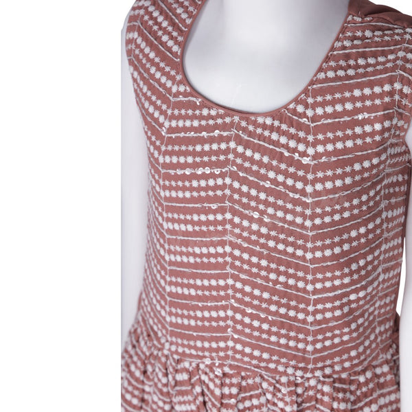 Brown Embroidered Patiyala Set