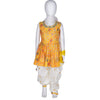 Mango Yellow Embroidered Patiyala Set