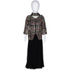 Black Embroidered Palazzo Set 02
