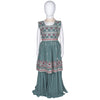 Sage Green Embroidered Palazzo Set