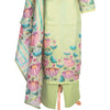 Pista Green Printed Readymade Salwar Suit
