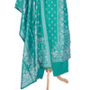 Peacock Blue Printed Readymade Salwar Suit 02