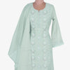 Light Pista Green Embroidered Readymade Salwar Suit