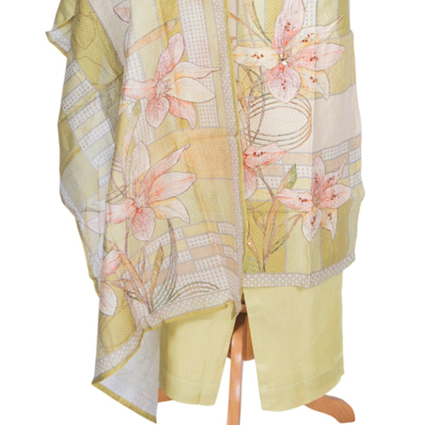 Pista Green Printed Readymade Salwar Suit 02