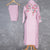 Baby Pink Thread Embroidered Readymade Salwar Suit