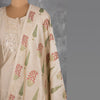 Light Brown Embroidered Readymade Salwar Suit With Dupatta
