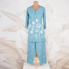 Blue Embroidered Co-ord Set