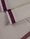 9 x 5 Unbleached Cotton Dhoti 02 - Kumaran Silks