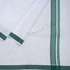 White Cotton Dhoti With Simple Border 01 - Kumaran Silks