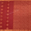 Silk Cotton Red Embroidered Saree 18