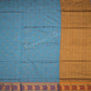 Venkatagiri Handloom Cotton Baby Blue Saree Without Blouse - Kumaran Silks