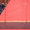 Gadwal Cotton Maroon Printed Saree - Kumaran Silks
