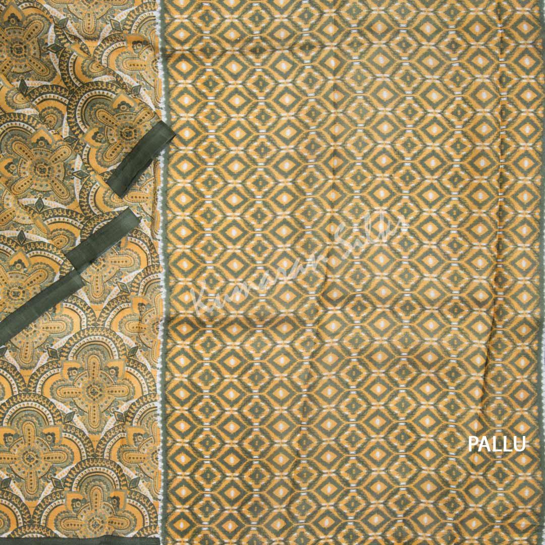 Pure Silk Printed Multi Colour Saree 04