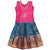 Pure Silk Rose Pink 6 Years Baby Pavada Set - Kumaran Silks