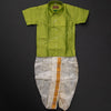 Shirt and Designer Panchakacham Dhoti Set 07 - Kumaran Silks