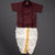 Shirt and Designer Panchakacham Dhoti Set 08 - Kumaran Silks