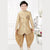 Raw Silk Golden Brown Sherwani Set - Kumaran Silks