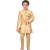 Raw Silk Gold Sherwani Set - Kumaran Silks