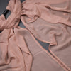 Mul Chanderi Light Peach Unstitched Salwar Material With Dupatta