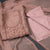 Mul Chanderi Light Peach Unstitched Salwar Material With Dupatta