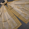 Mul Cotton Golden Brown Unstitched Salwar Material With Dupatta 02