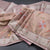 Tissue Rose Gold Thread Embroidered Saree With Tree Design